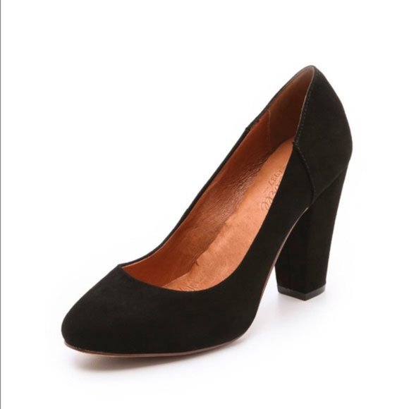 madewell suede heels